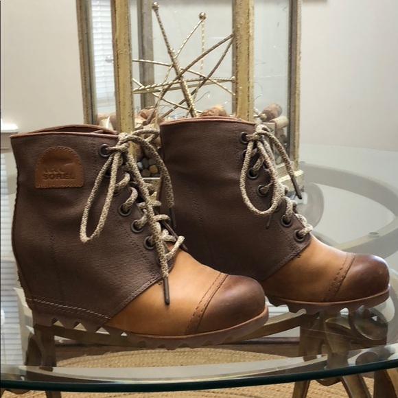 sorel pdx waterproof wedge bootie